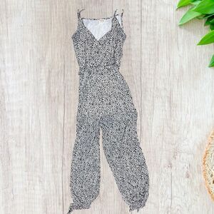 Peach Love California Womens Jumpsuit‎ Size Large Animal Print Mob Wife